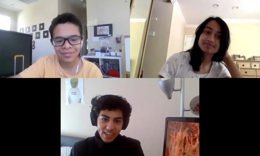 Samuel Shen and his friends at Fremont High School founded and run the DisagreeToAgree podcast where they talk about issues with their peers.