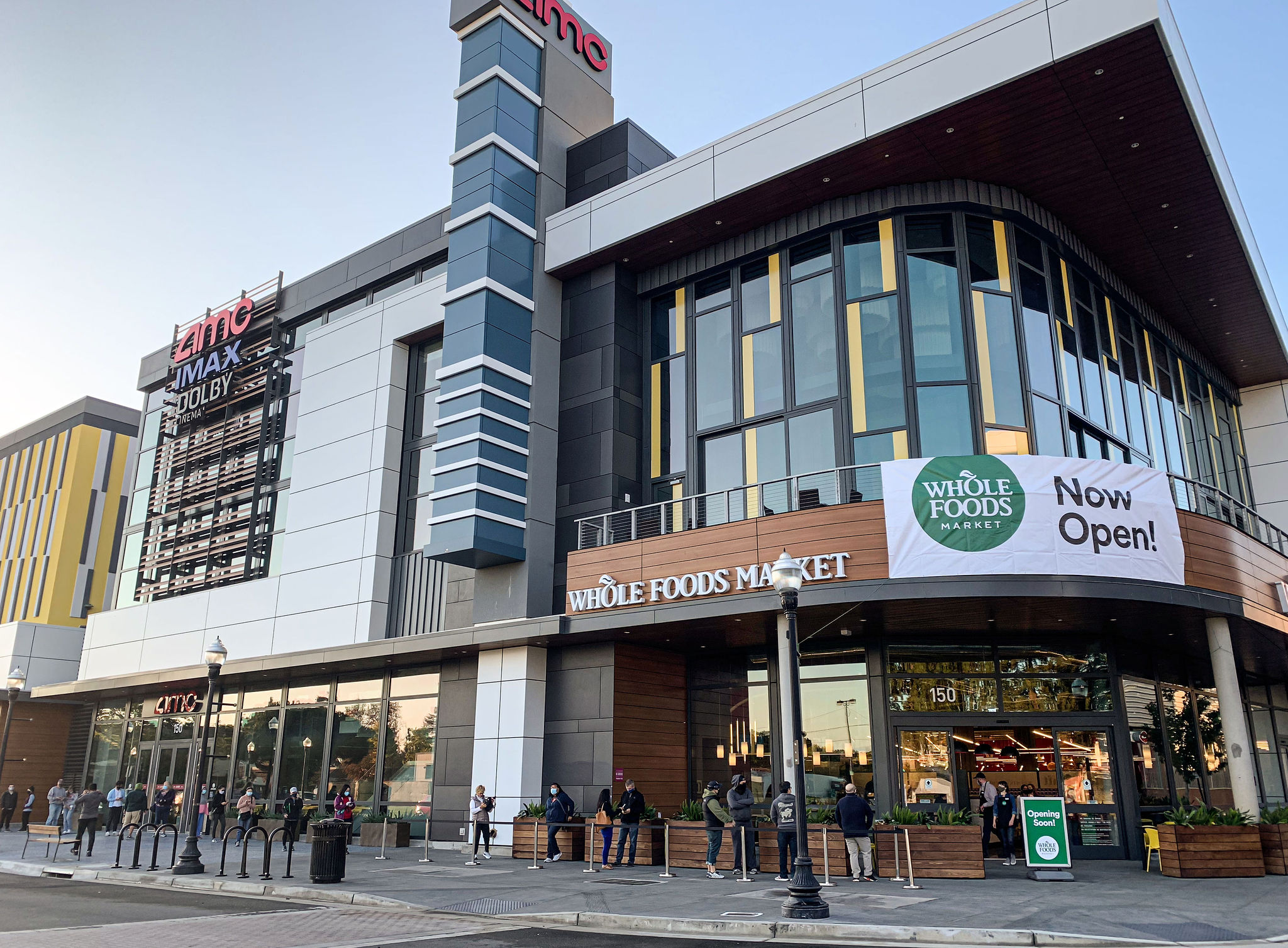 Downtown Sunnyvale welcomed the new Whole Foods and AMC Theater. However, the movie theatre had to quickly close do to COVID-19 restrictions.
