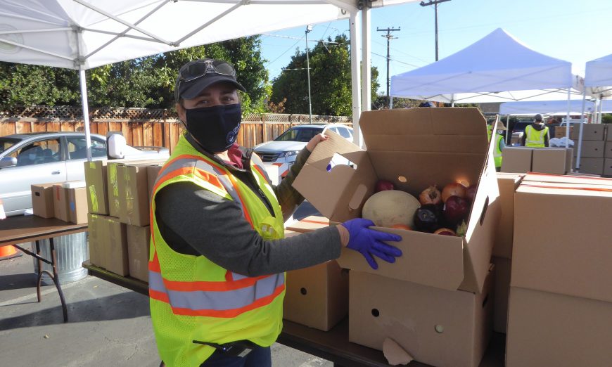 Food for Families is a free food program in Santa Clara. In Sunnyvale, Sunnyvale Community Services is also helping families.