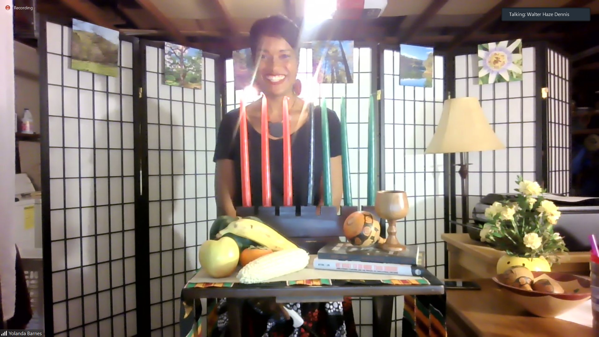 The African American community at Mission College held an online Kwanzaa Celebration to hold the annual ceremony with permission of the elders.