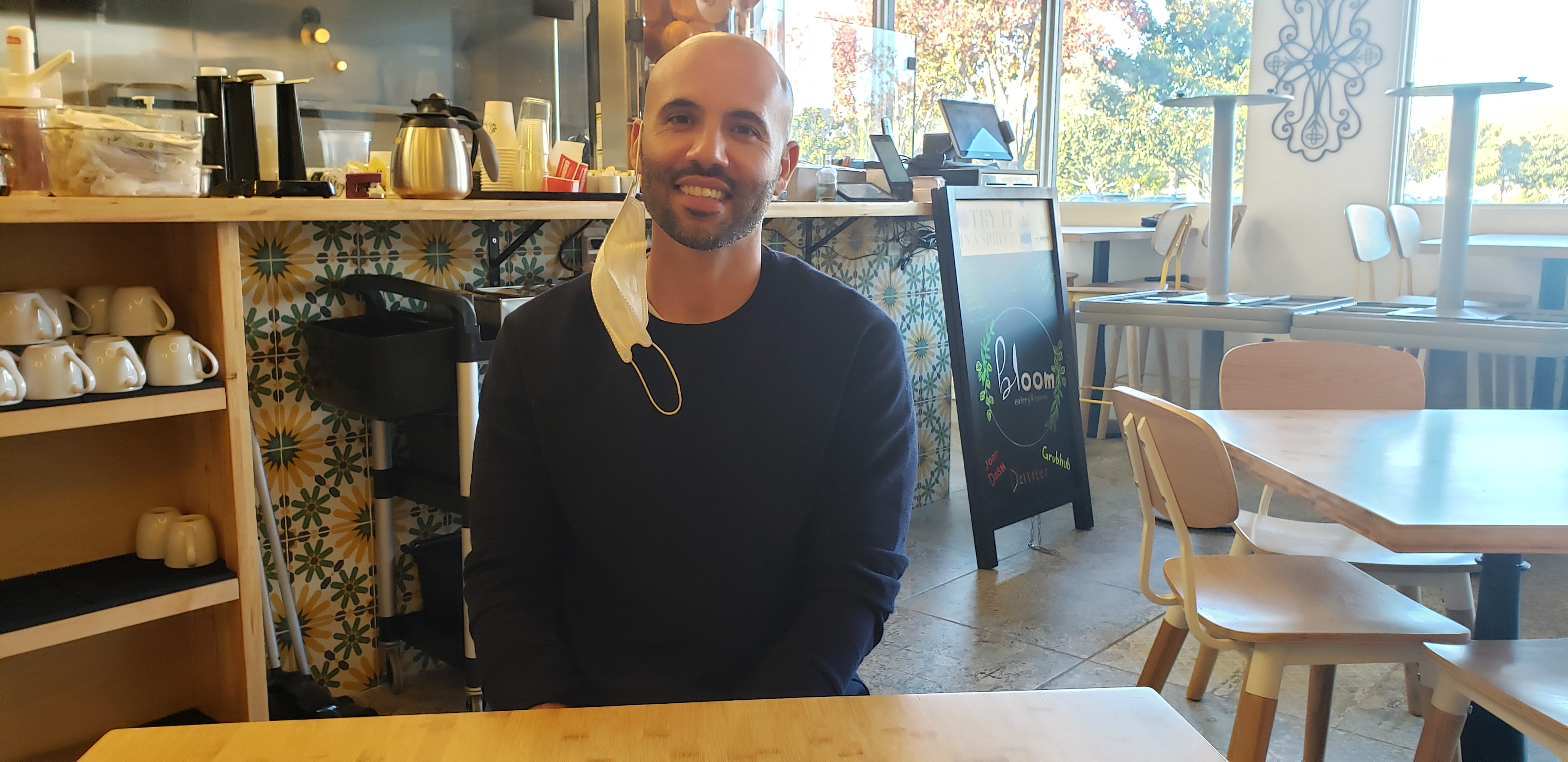 Santa Clara Native Reza Manion has opened Bloom Eatery restaurant during the COVID-19 pandemic. They are currently doing takeout meals.