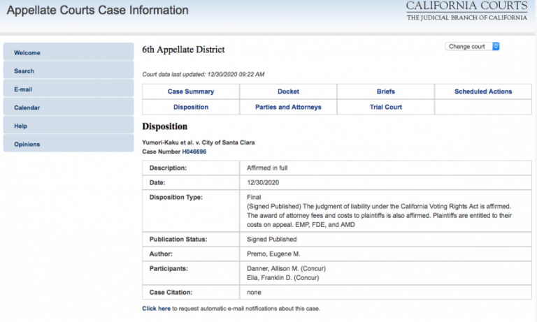 CVRA Appeal: Santa Clara’s Challenge to Voting Rights Law Loses, Court Upholds Established Precedent