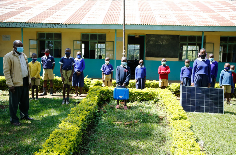 Local Students Help Provide Power for Students in Kenya
