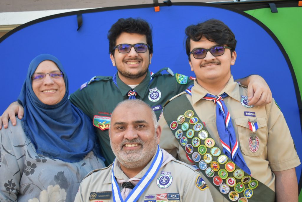 Boy Scouts of America honored Hassnain Malik, a Santa Clara man, with the Silver Beaver Award. He and his sons are active in scouting.