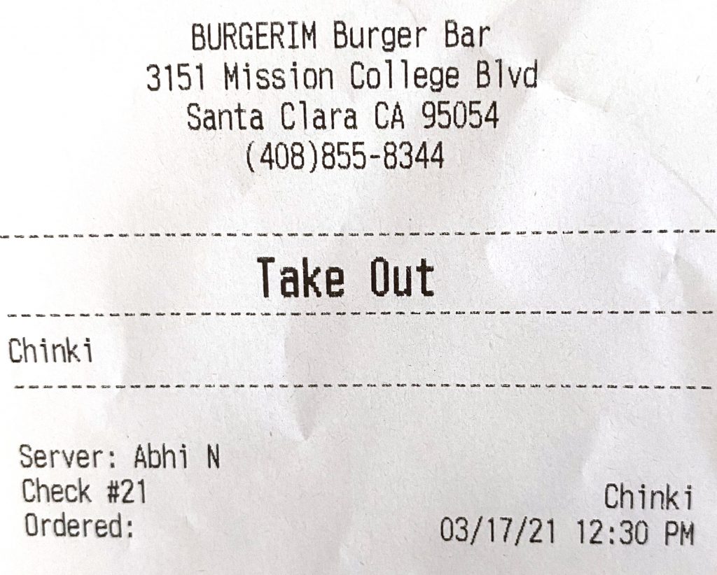 A Restaurant Receipt Shows Anti-Asian Racism is An Equal