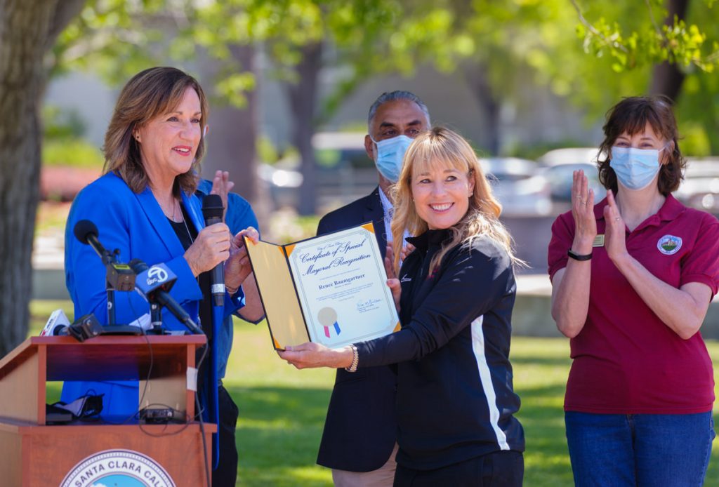 Santa Clara University Women’s Soccer team won the NCAA College Cup. They were honored at Santa Clara City Hall.