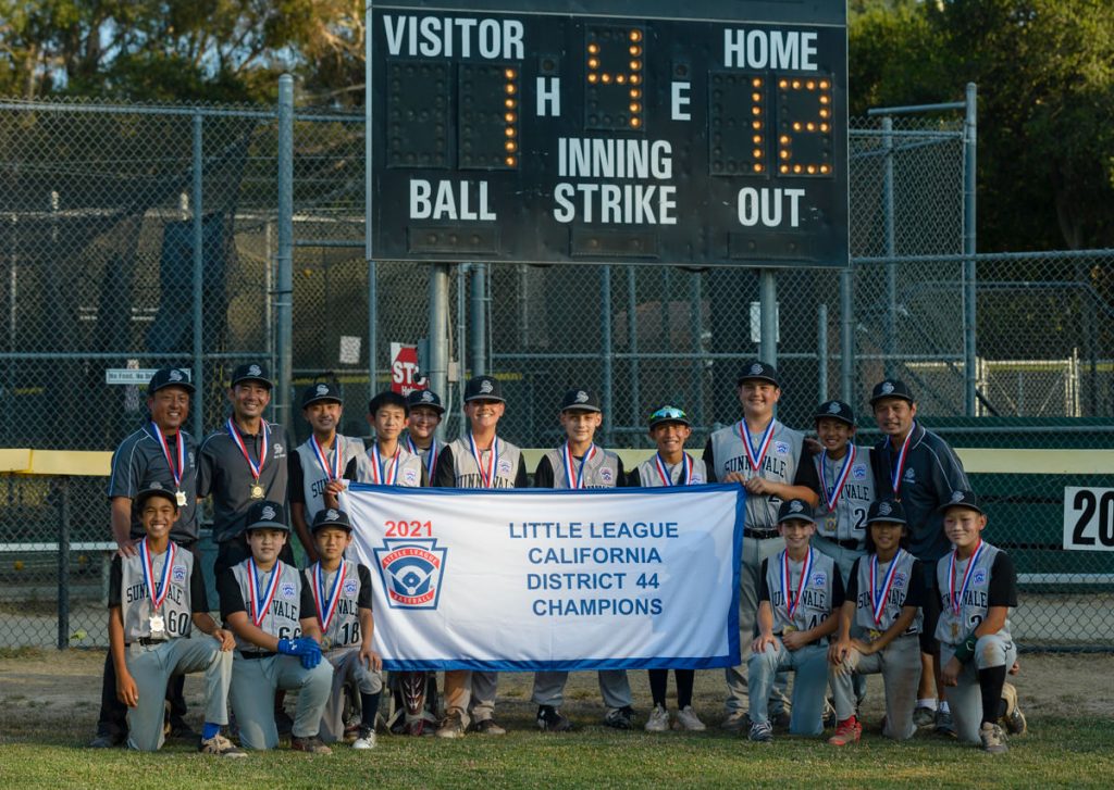 The Sunnyvale 12U All Stars have won the District 44 Championship against Campbell. Lucas Gandara and Luke Canabou played well.