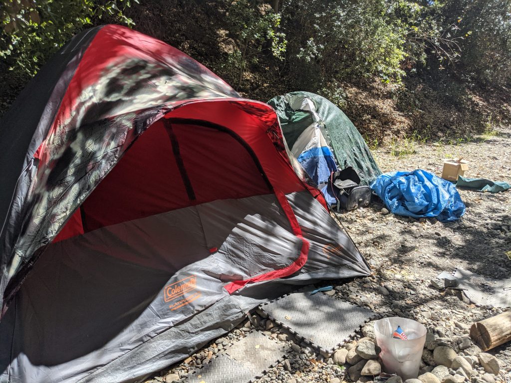 Homelessness at Saratoga Creek is a concerning issue for VanNessa Hulme Silbermann and the Cascade Park community.