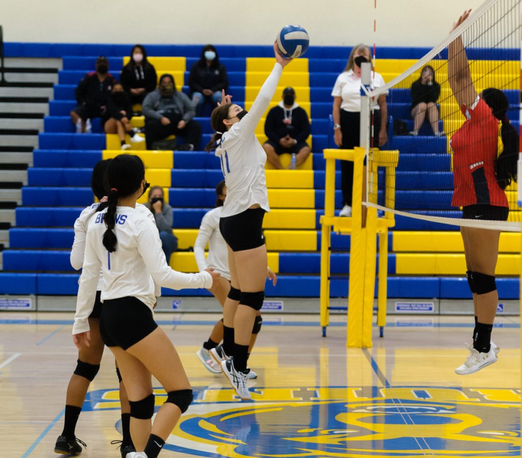 First-year coach Head Coach Martina Carrillo talks about the Santa Clara Bruins volleyball squad win over the Saratoga Falcons.