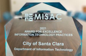 Santa Clara Receives Award for Excellence in Information Technology Practices