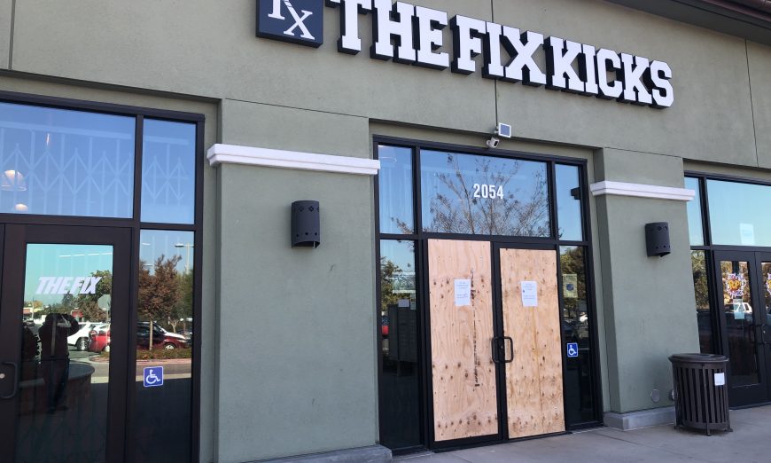 Santa Clara Police are looking for the people who swarmed into The Fix Kicks and stole shoes. Other local businesses have experienced similar issues.