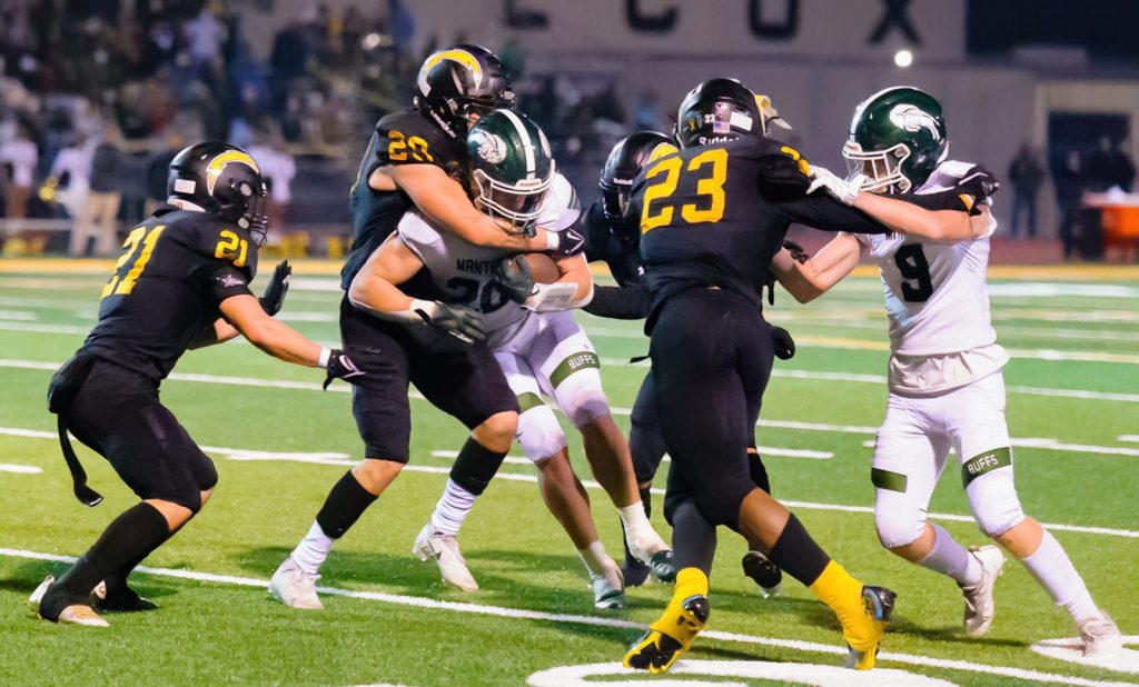 The Wilcox Chargers beat the Manteca Buffaloes 35-21 to win the NorCal State Title. Wilcox heads to San Diego to play for the CIF State 2-A title.
