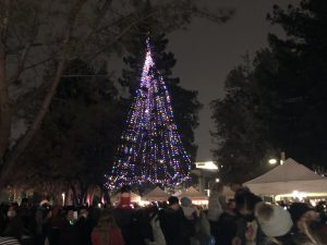 Tree Lighting Event Brings Joy to Santa Clarans