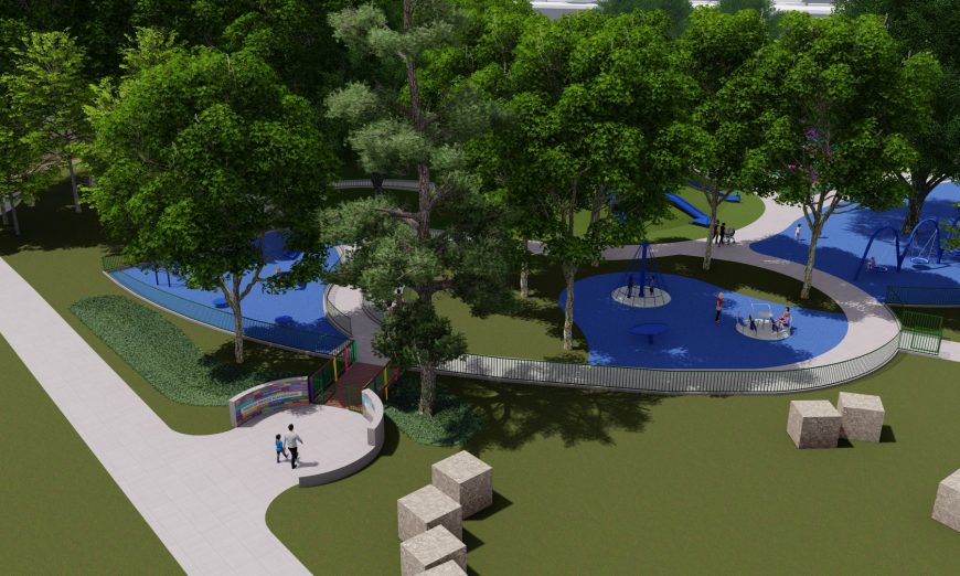 Santa Clara's all-inclusive Magical Bridge playground still needs approximately $410,000 to reach its fundraising goal. Groundbreaking is set for 2022.