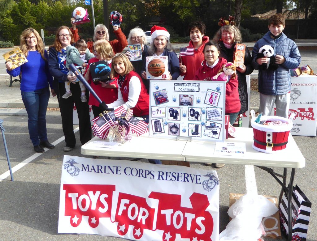 The Santa Clara County Chapter of DAR collected more toys than ever during its annual Toys for Tots holiday drive.
