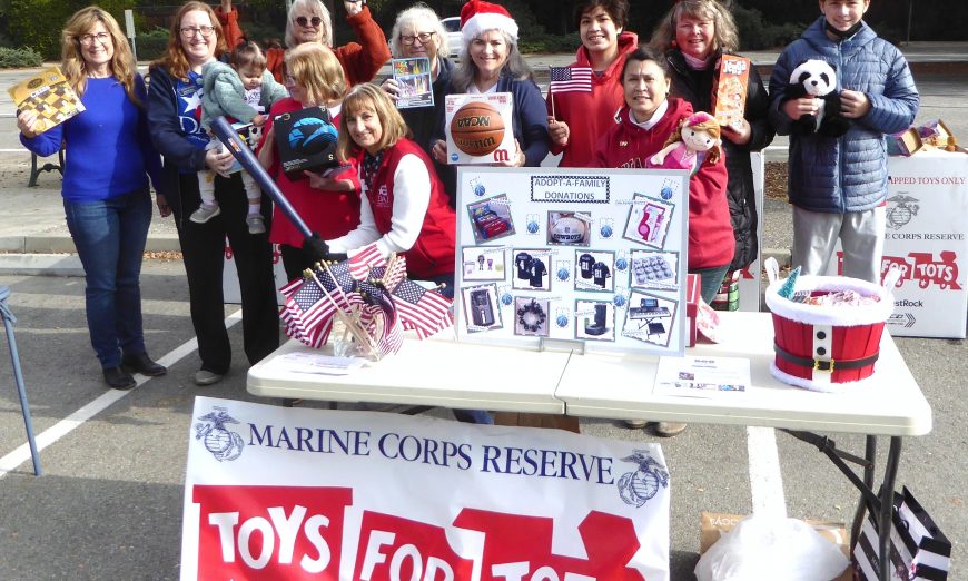 The Santa Clara County Chapter of DAR collected more toys than ever during its annual Toys for Tots holiday drive.