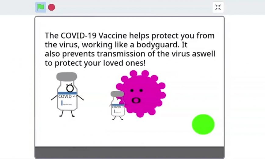 Students from Peterson Middle and Wilcox High were among the winners in a video contest designed to encourage vaccination against COVID-19.