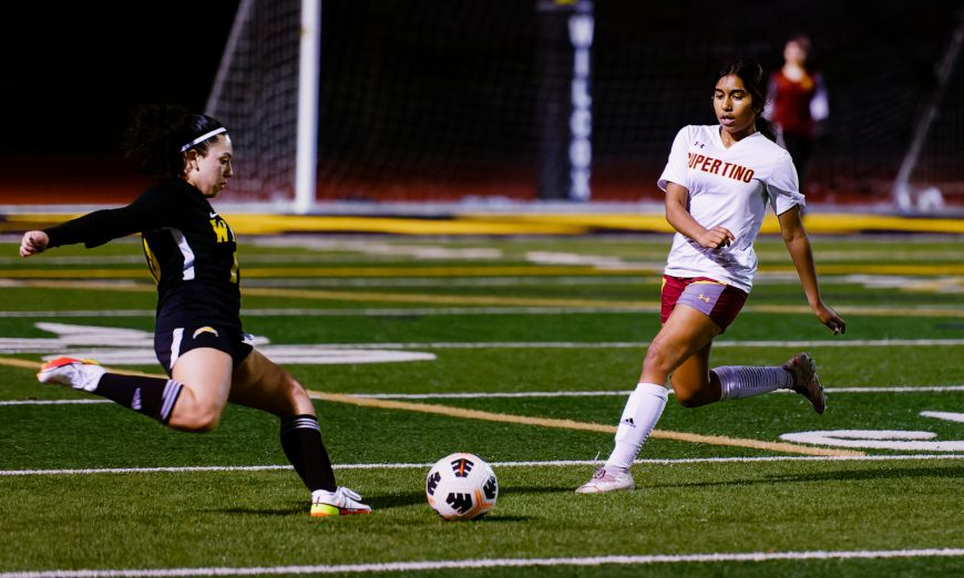 The Wilcox Girls Soccer team surged past Cupertino 5-0 Tuesday night, thanks to hard work by several players and new leadership under Coach Tomas Montes.