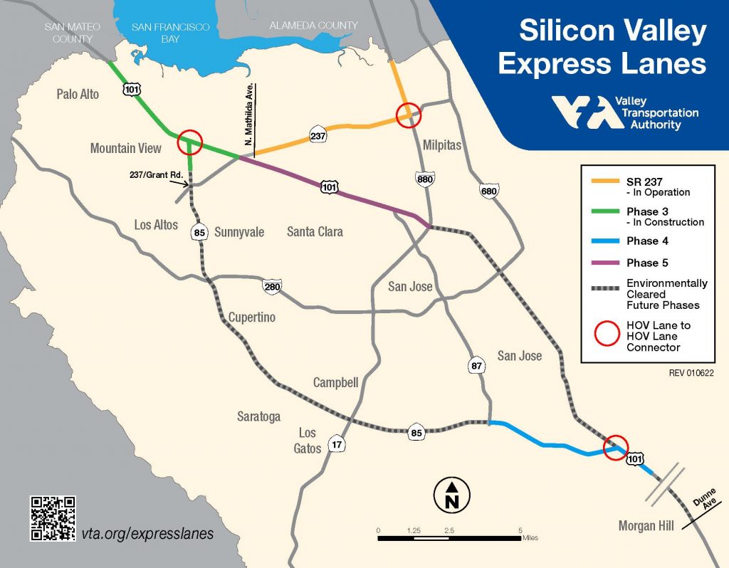 New express lanes from US 101 in Santa Clara County to Whipple Ave. in San Mateo County are now open 5 a.m. to 8 p.m. Mon. to Fri.