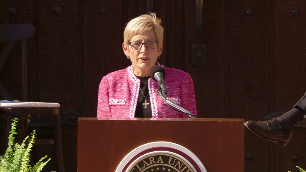 Santa Clara University has named Dr. Julie Sullivan as the University's 30th President and the first female to serve in the role.