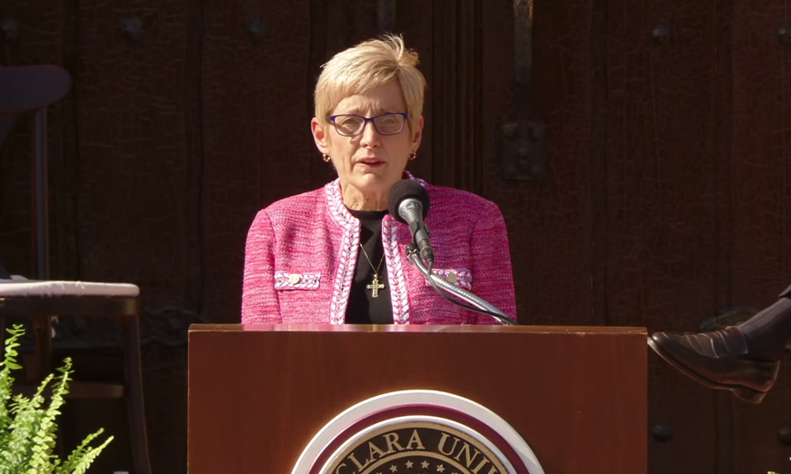 Santa Clara University has named Dr. Julie Sullivan as the University's 30th President and the first female to serve in the role.