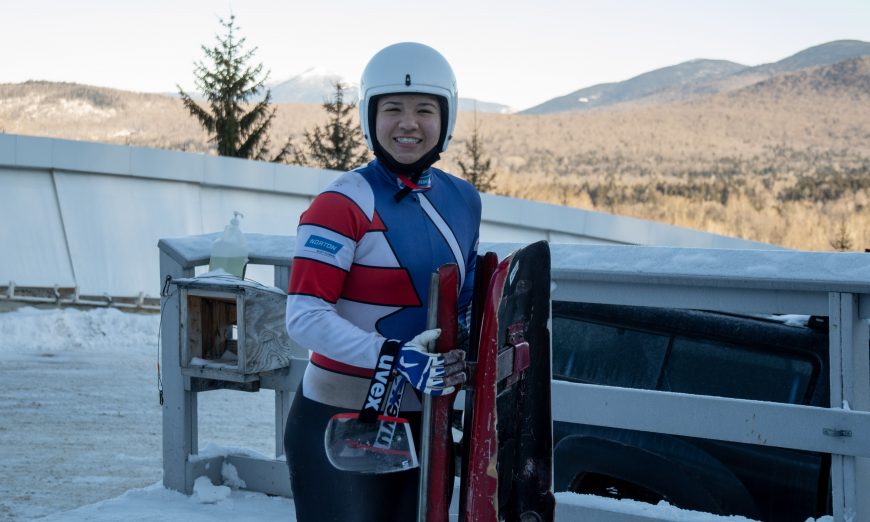 Santa Clara teen Ellie Kleinheinz won gold in luge the Womens A Division at the Empire State Games. The win moves her one step closer to the Olympics.