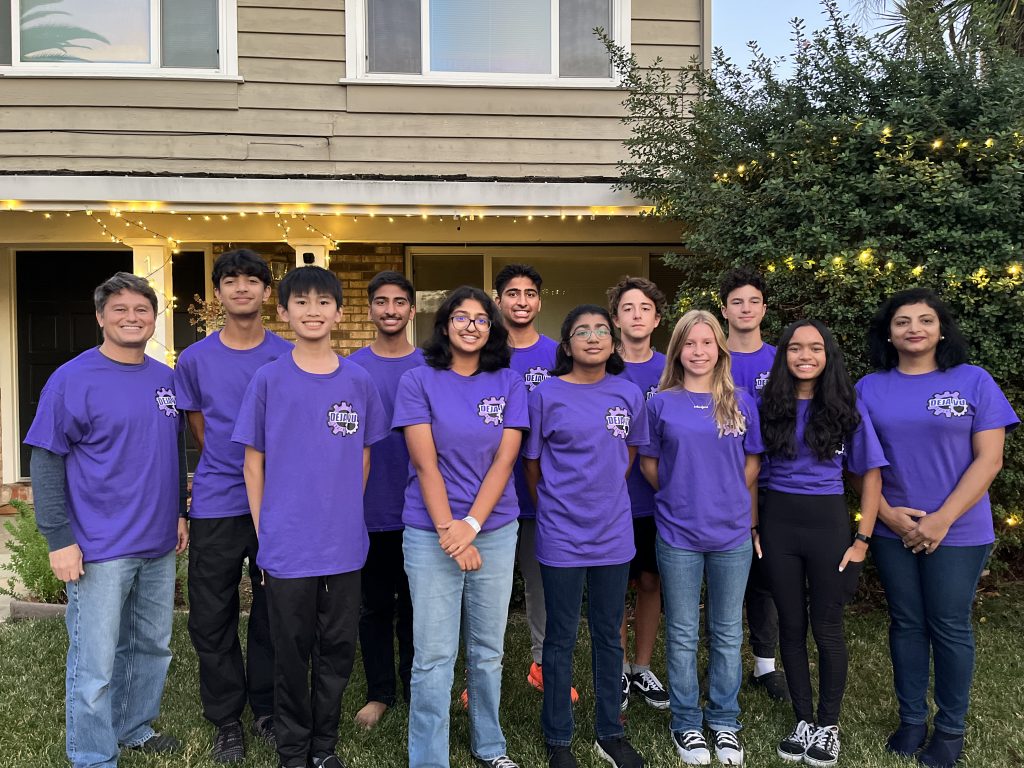 A group of Santa Clara High School students on the team Deja Vu Robotics made it to the regional competition of the FIRST Tech Challenge.