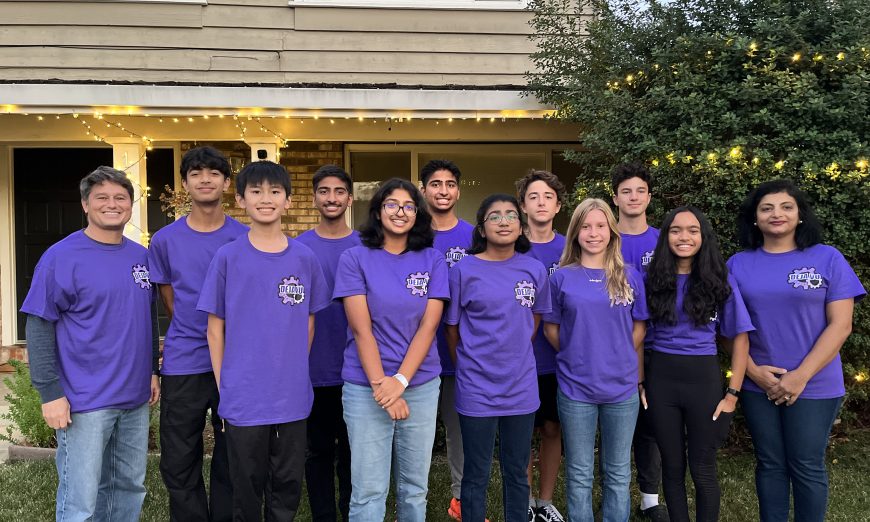 A group of Santa Clara High School students on the team Deja Vu Robotics made it to the regional competition of the FIRST Tech Challenge.