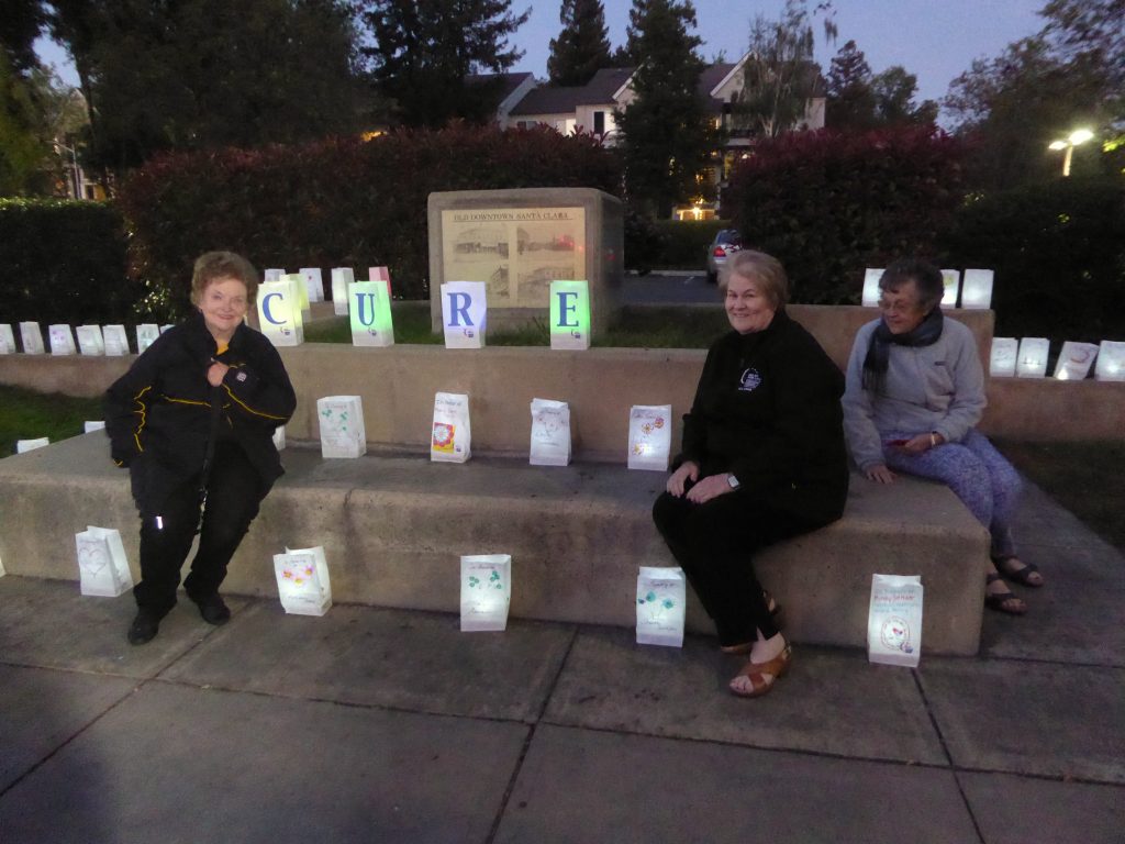 The luminaria ceremony in Franklin Square Mall marked the start of the American Cancer Society's Relay for Life, a fundraiser for cancer research.
