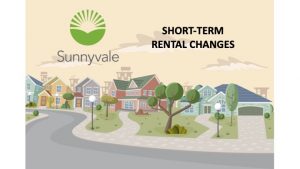 New Short-Term Rental Rules in Sunnyvale