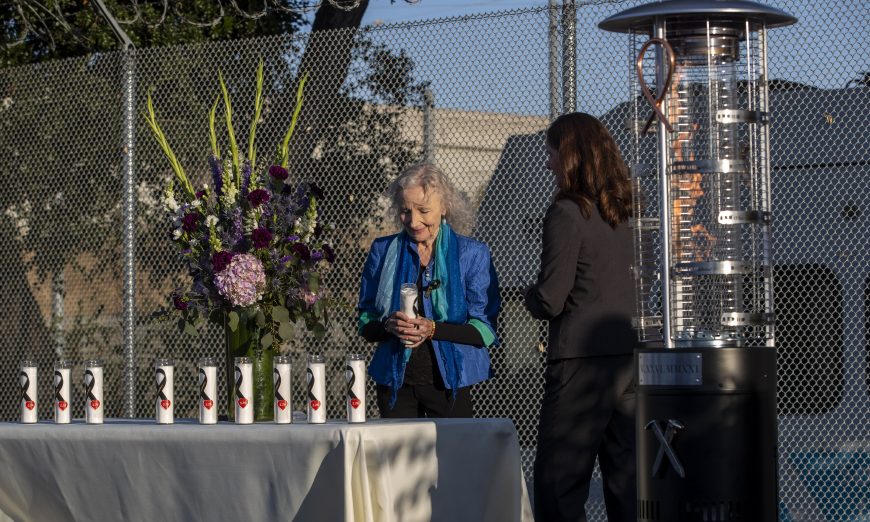 VTA held a solemn remembrance event and unveiled a memorial flame for the ten men who died during the tragic workplace shooting on May 26, 2021.