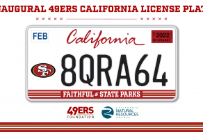 49ers License Plates Benefit CNRA