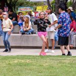 Santa Clara's 4th of July picnic featured performances from the local dance teams at the Central Park Pavilion, games for the kids and more.