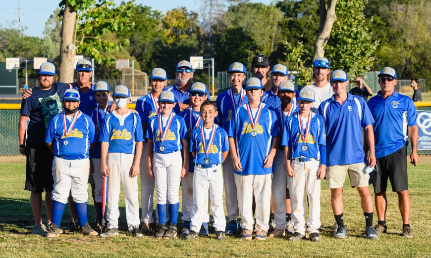 Santa Clara Westside Little League takes 2nd Place in District 44 Championship after game with Moreland. Some of the team was out with COVID.