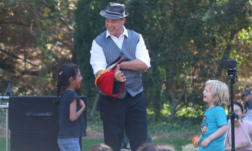Santa Clara native James Tedrow thrills kids and adults alike with his magic skills and balloon artistry. Tedrow performs under the name "Jameszini."