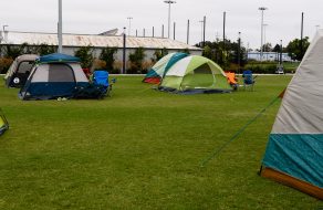 Family Camping in the City