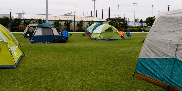 Family Camping in the City