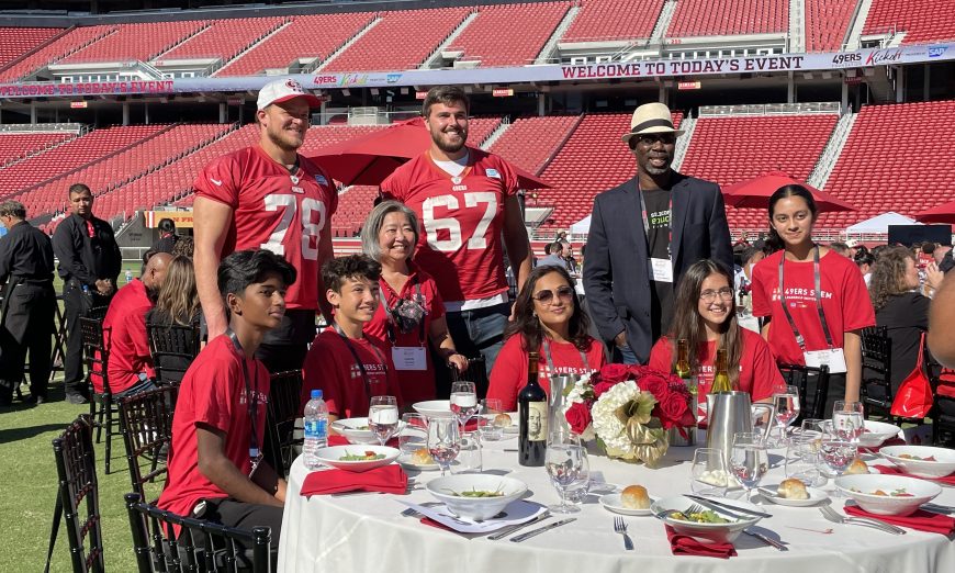 The annual 49ers Foundation fundraiser raised $760,000 for local nonprofits, including 49ers SLI which teaches SCUSD students STEM skills.