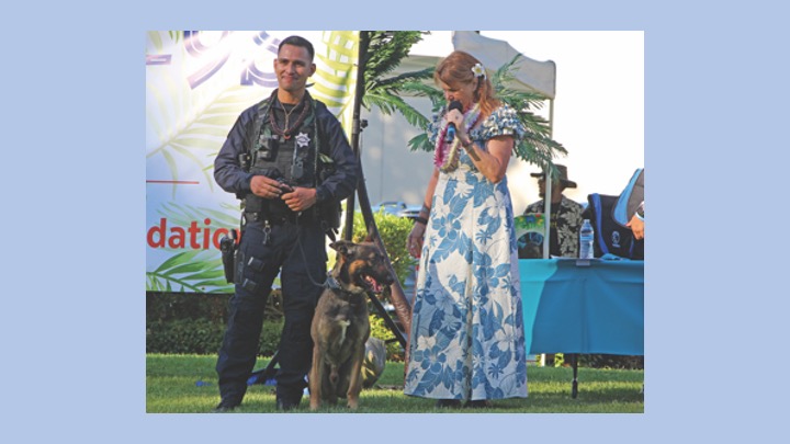 The Sean M. Walsh K9 Memorial Foundation held its annual luau, celebrating 10 years of providing police dogs to local departments including SCPD.