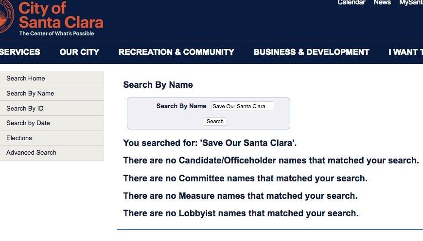 The group "Save Our Santa Clara" says the best way to rescue the City is to recall three of the six council members, all of whom happen to be minorities.