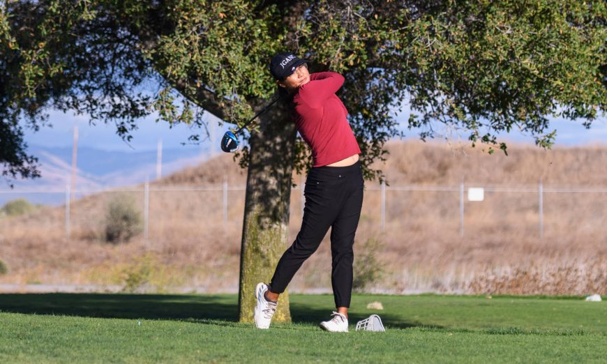 Senior Janna Andaya helps lead an undefeated Bruins Golf team that's made up of a mix of seasoned veterans and young golfers.