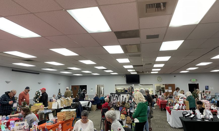 The annual Veterans craft fair returned to the American Legion Post 419 on Nov. 12 after a COVID hiatus. Funds from the event support the American Legion.