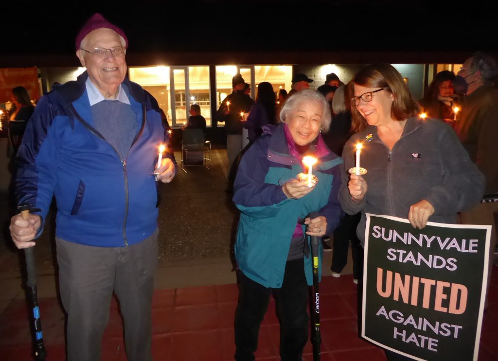 The City of Sunnyvale held a Solidarity Vigil Against Hate on Nov. 15 as part of California's statewide United Against Hate Week.