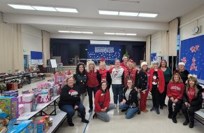 Soroptimists Make Holidays Bright for Families in Need