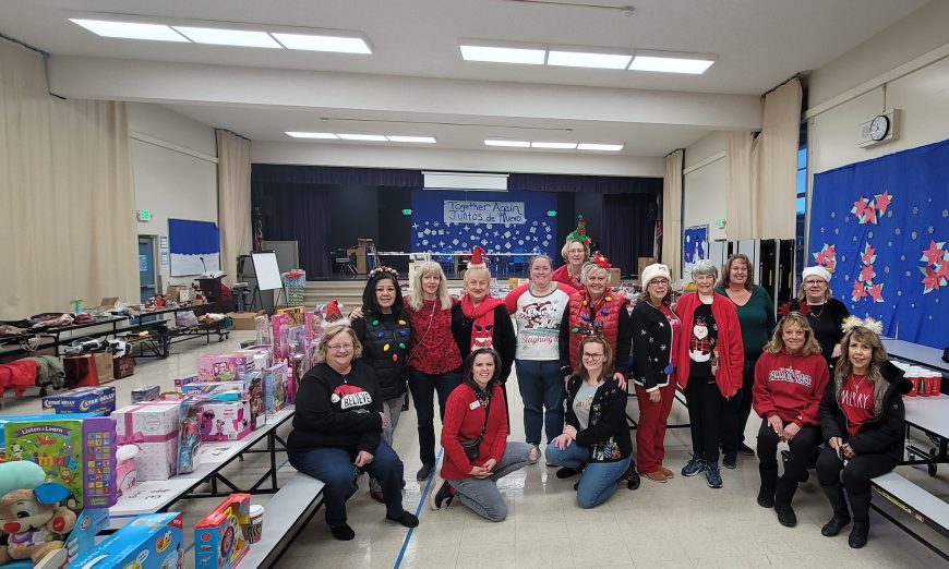 Soroptimist International of Santa Clara Silicon Valley held its annual holiday store at Scott Lane Elementary in early December.