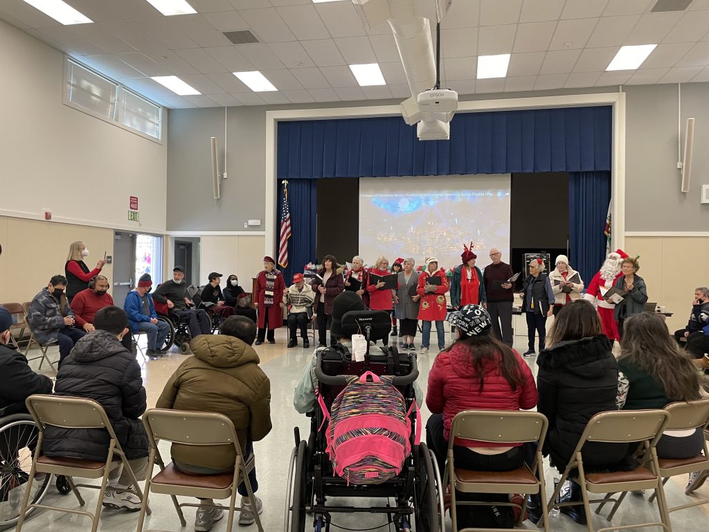 The annual Independence Network holiday party included a special visit from the Golden Tones and special gifts from the Chahal family.