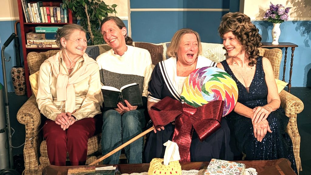 The Santa Clara Players will perform the onstage comedy Four Old Broads from now through the middle of March at the Hall Pavilion.