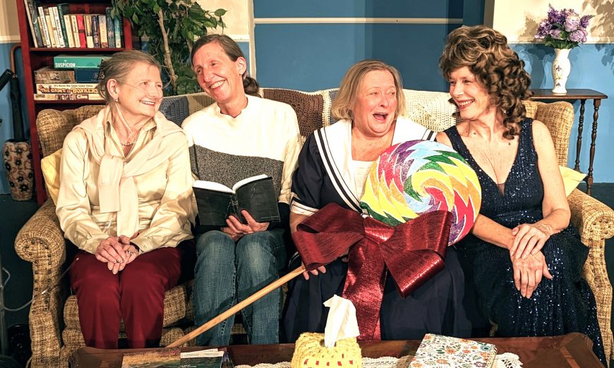 The Santa Clara Players will perform the onstage comedy Four Old Broads from now through the middle of March at the Hall Pavilion.