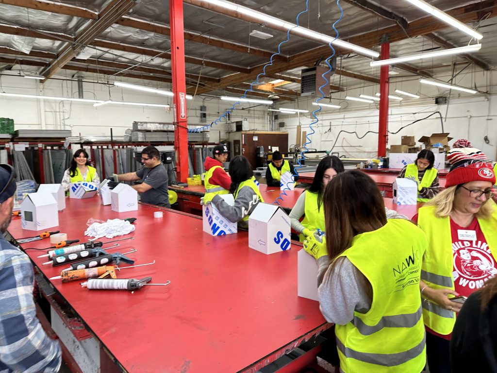 Santa Clara business TriCore Panels was among the supporters of Women in Construction Week, aimed at bringing more women into the industry.