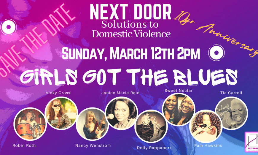 Next Door Solutions hosts the 10th annual Girls Got the Blues concert to help support survivors of sexual and domestic violence.